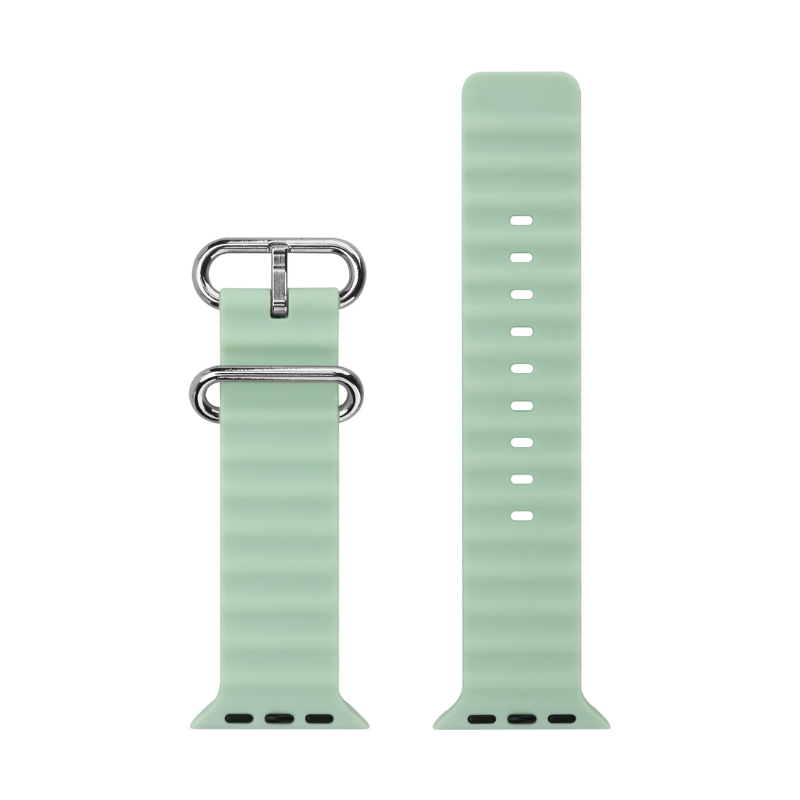 Silicon Watch Band w/ Double Buckle