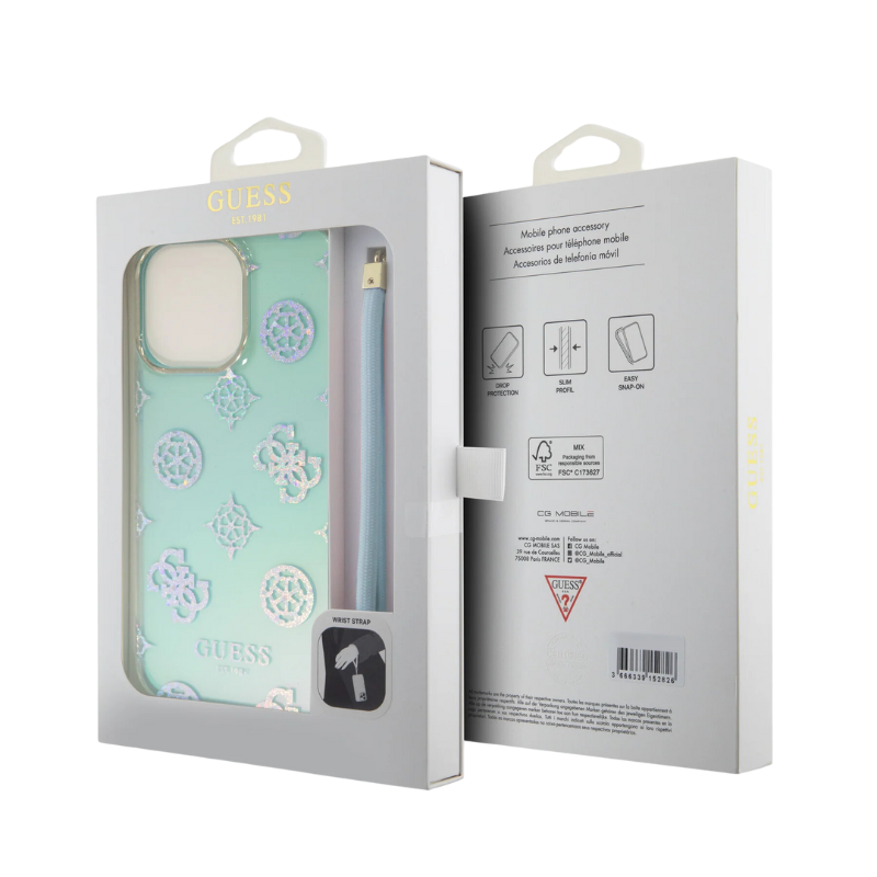 Guess Glitter Peony Edition Case