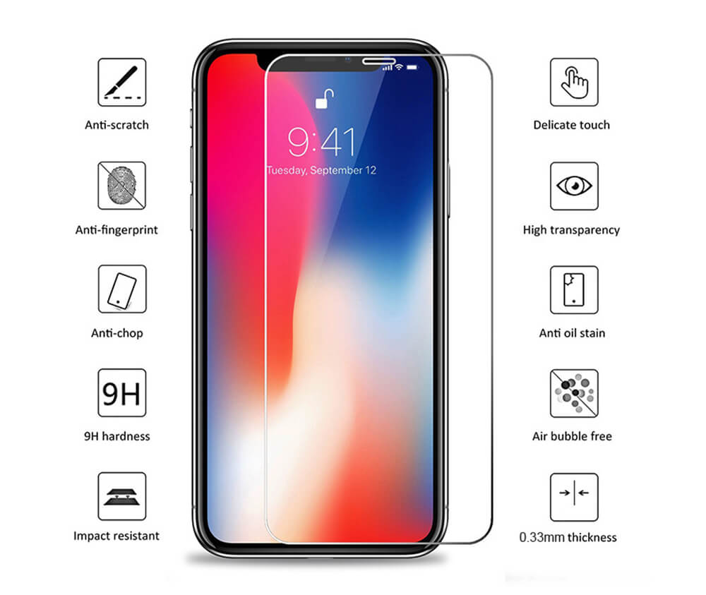 90% Tempered Glass Screen Protector