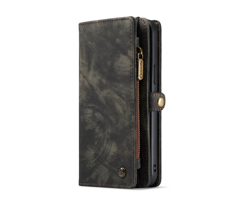 2-in-1 Detachable Vegan Leather Wallet Case