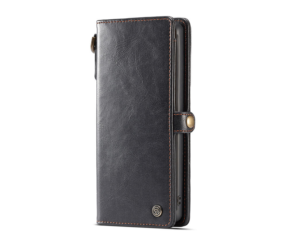 2IN1 DETACHABLE LEATHER WALLET for Galaxy Note 10+#Colour_Black