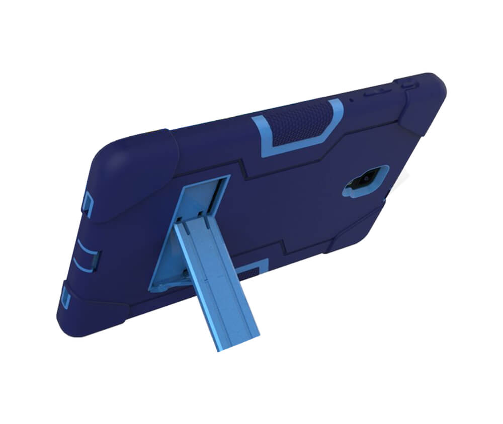 HEAVY DUTY RUGGED PROTECTION CASE W/ SCREEN GUARD for Tab A 10.5#Colour_Blue