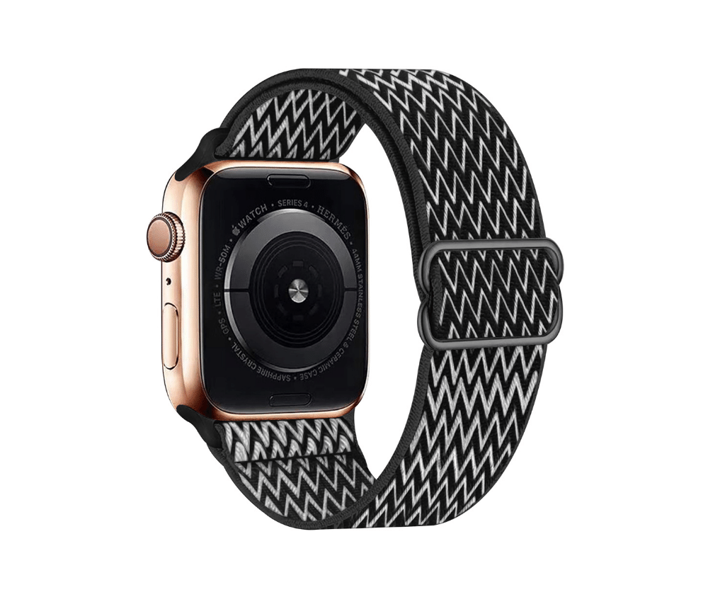 Braided Watch Band w/ Adjustable Buckle#Colour_Grey