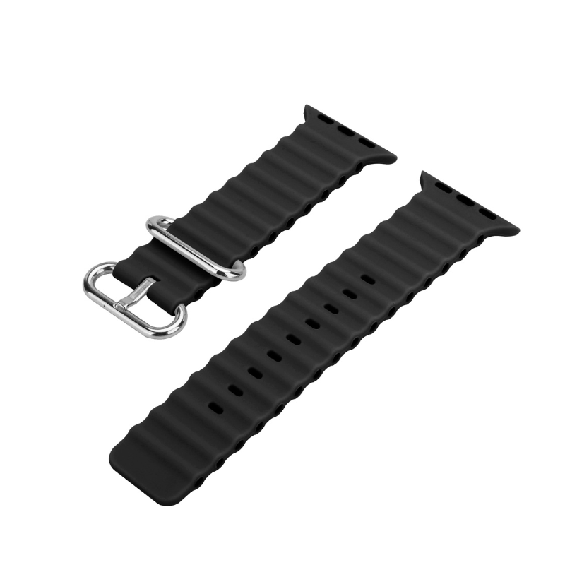 Silicon Watch Band w/ Double Buckle