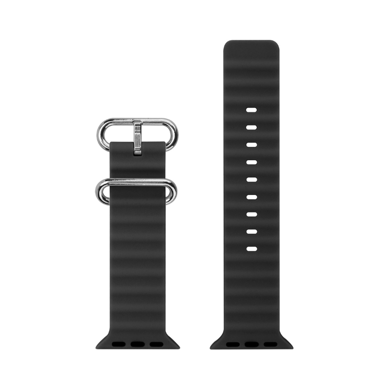 Silicon Watch Band w/ Double Buckle