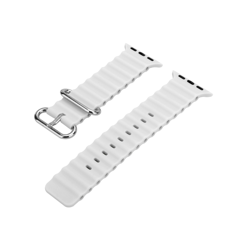 Silicon Watch Band w/ Double Buckle