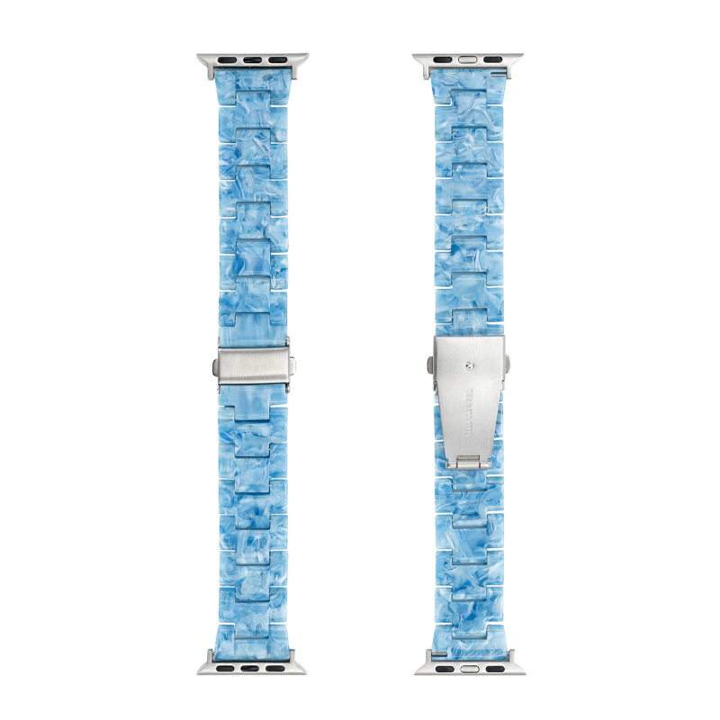 -Marble Design Strap w/ Stainless Steel Buckle