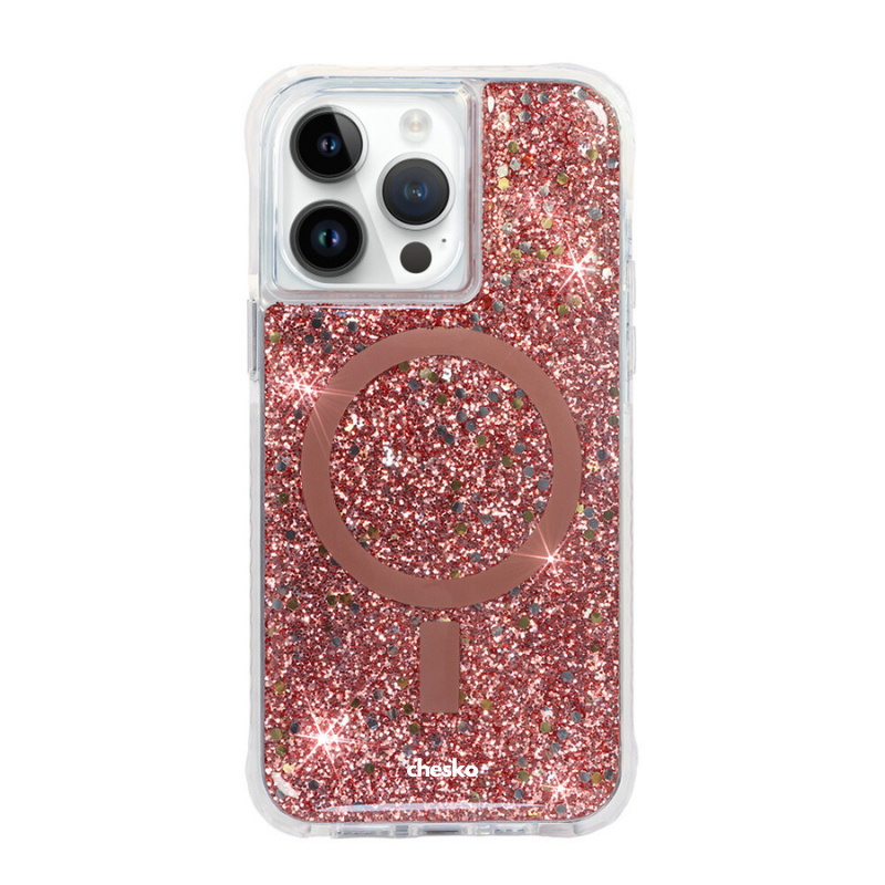 Chesko Rose Gold Glitter for MagSafe