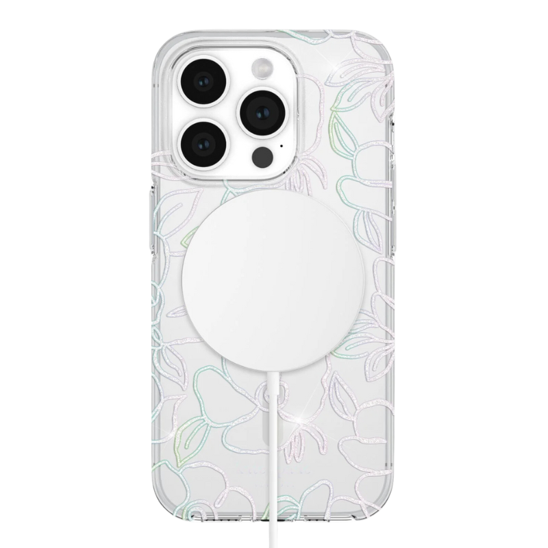 Protective Modern Floral Case w/ Magsafe