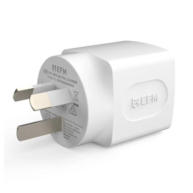 EFM 48W Dual Port Wall Charger