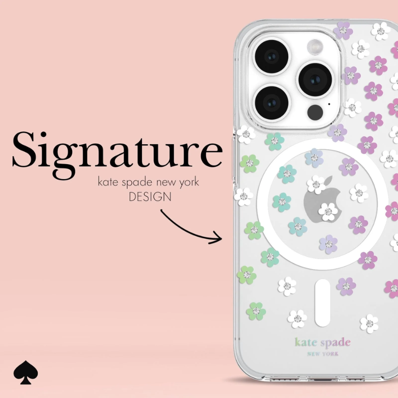 Protective Scattered Flowers Case w/ Magsafe