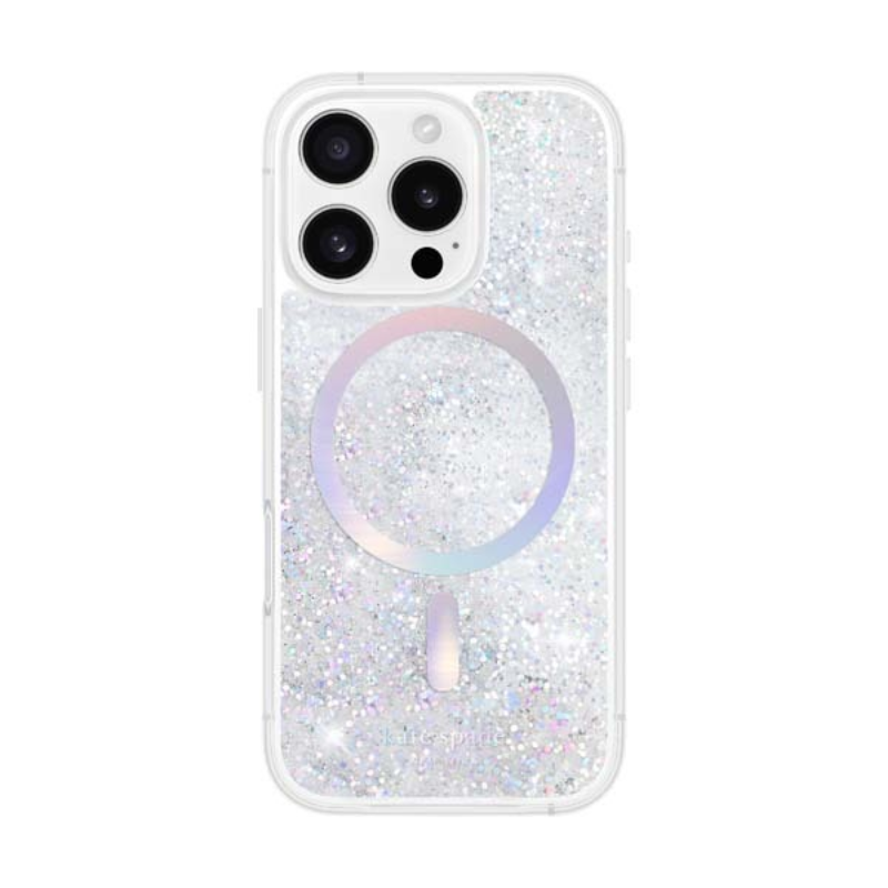 Kate Spade Liquid Glitter Hollyhock Magsafe Case