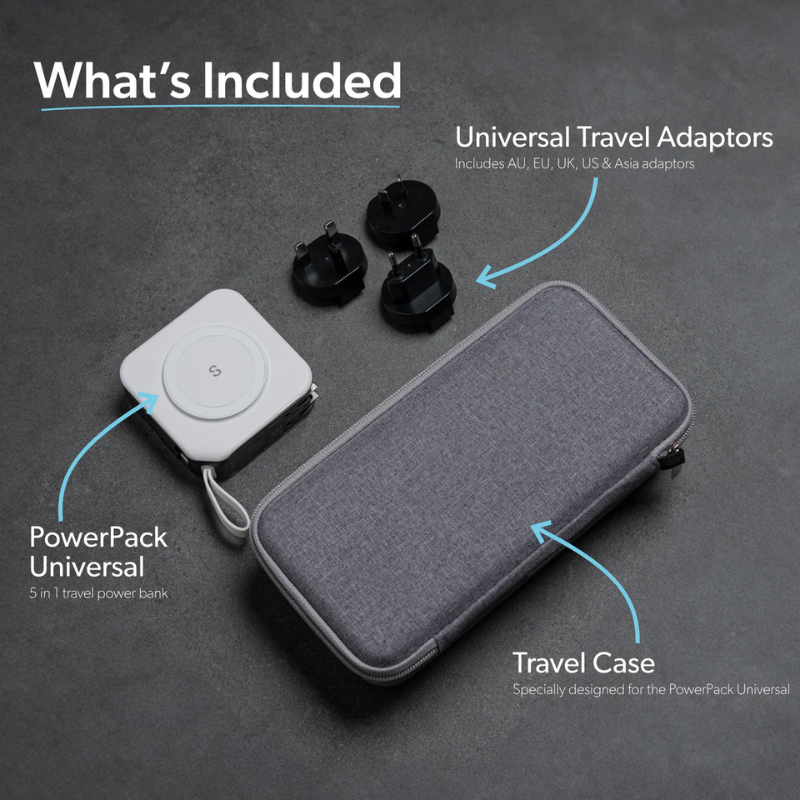 Snap Wireless 5 in 1 Universal Travel Power Bank w/ Magsafe