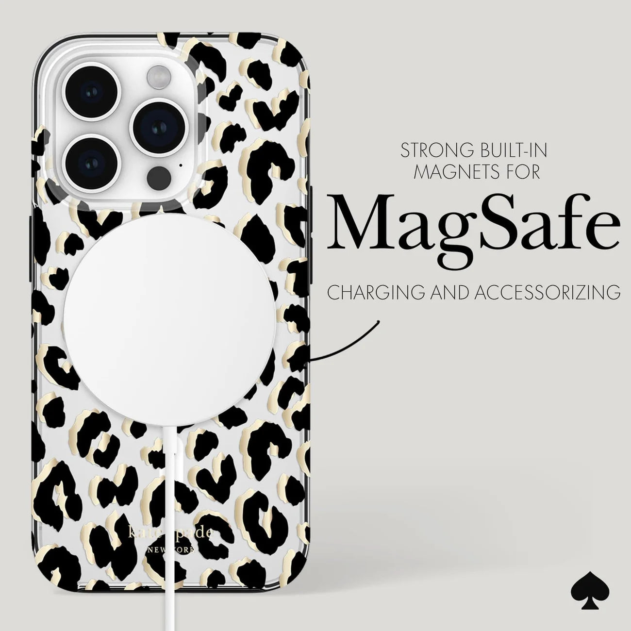 Kate Spade Leopard Case w/ Msafe