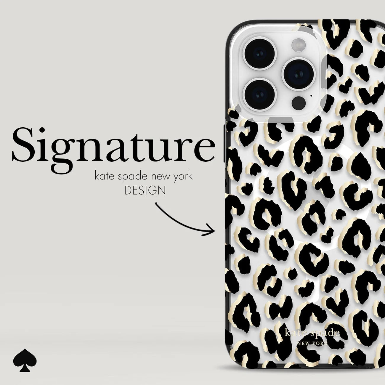 Kate Spade Leopard Case w/ Msafe