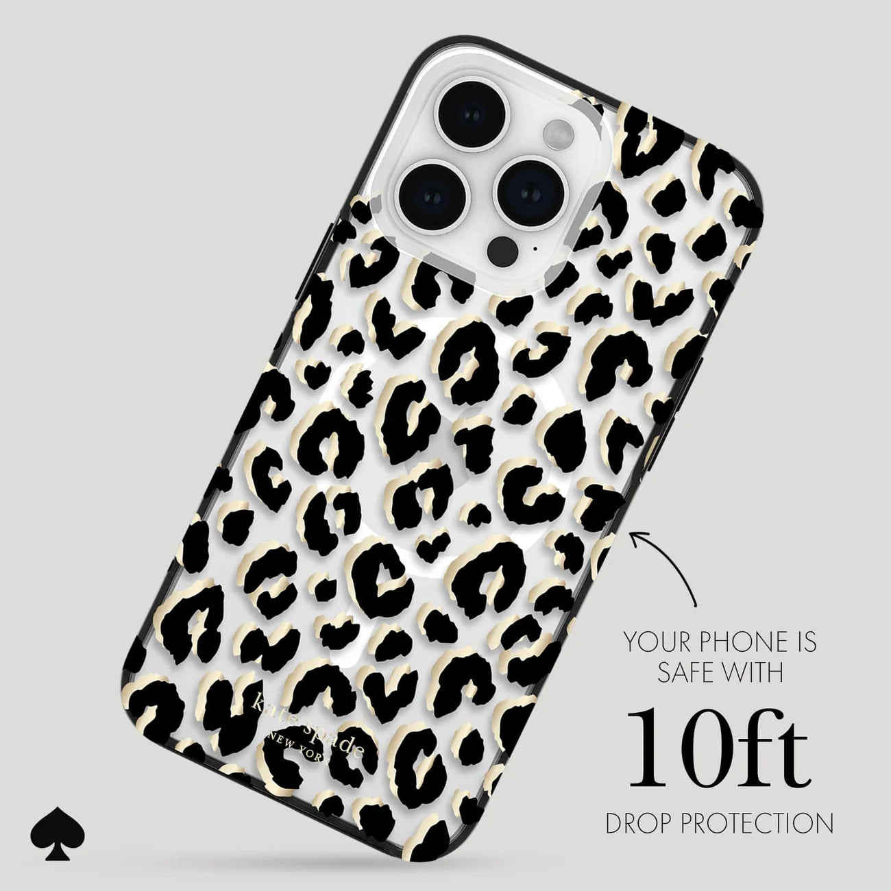 Kate Spade Leopard Case w/ Msafe