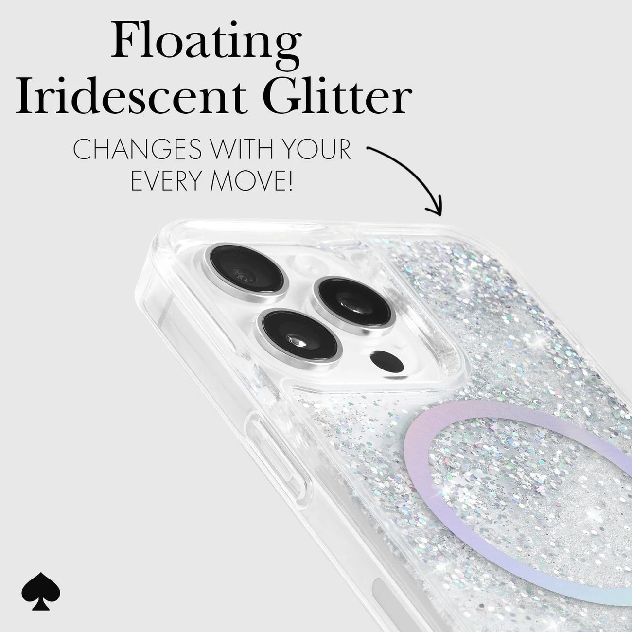 Kate Spade Liquid Glitter Case w/ Magsafe