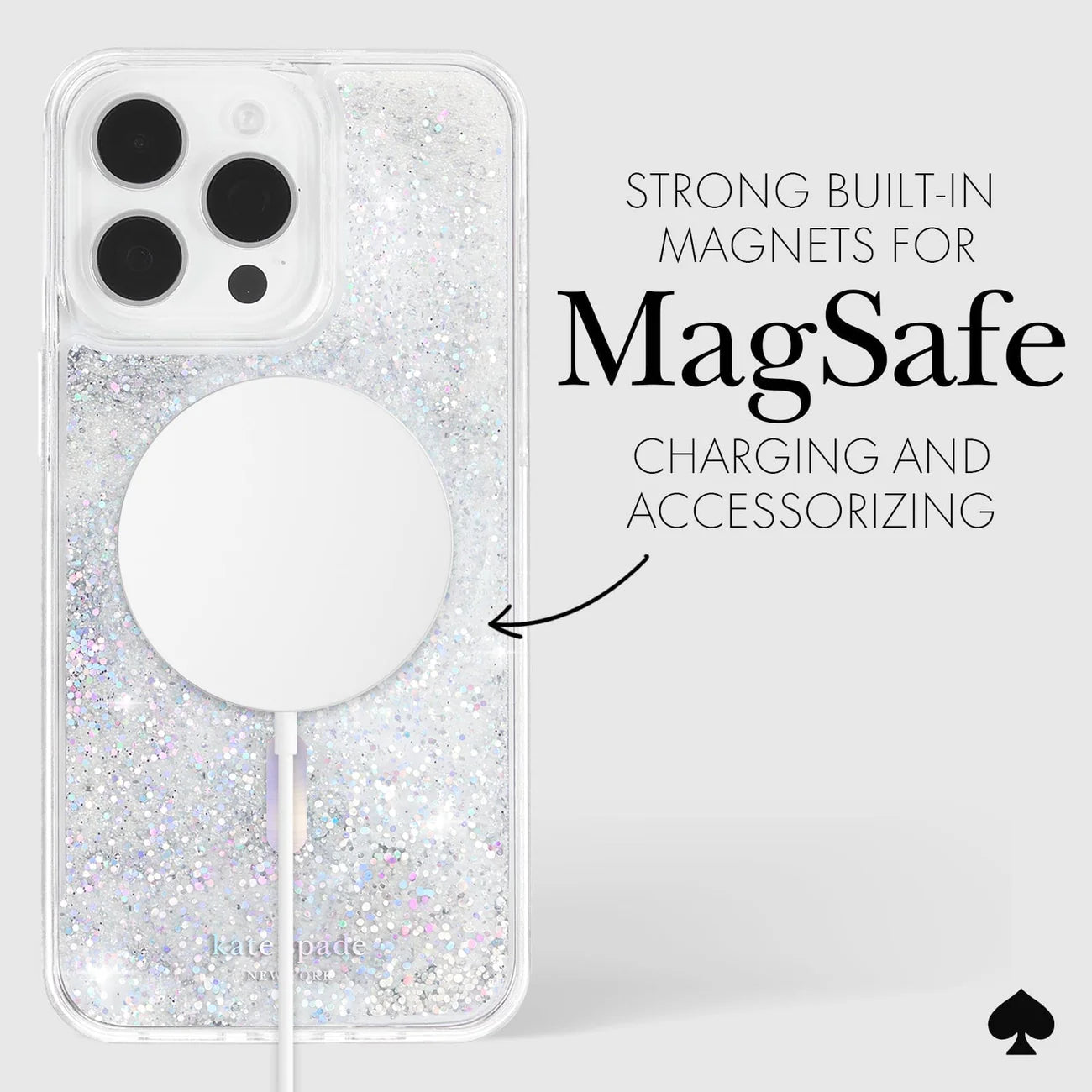 Kate Spade Liquid Glitter Case w/ Magsafe