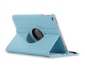 LITCHI LEATHER 360 ROTATIONAL CASE for iPad 2, 3 & 4#Colour_Light Blue