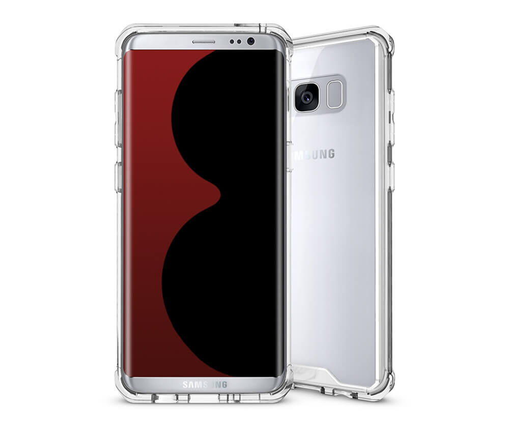 S8 SHOCK PROOF CORNER TPU - BLACK#Colour_Clear