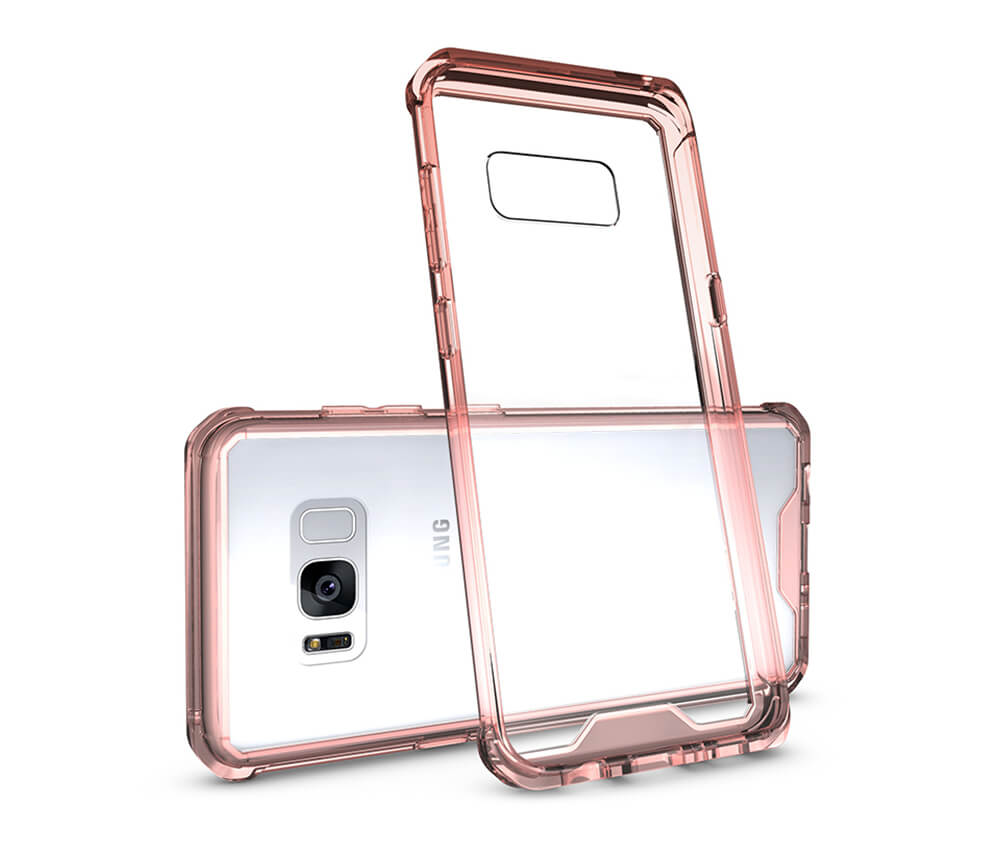 S8 SHOCK PROOF CORNER TPU - BLACK#Colour_Pink