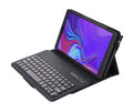 LITCHI LEATHER BLUETOOTH CASE + KEYBOARD for Galaxy Tab A 10.5#Colour_Black