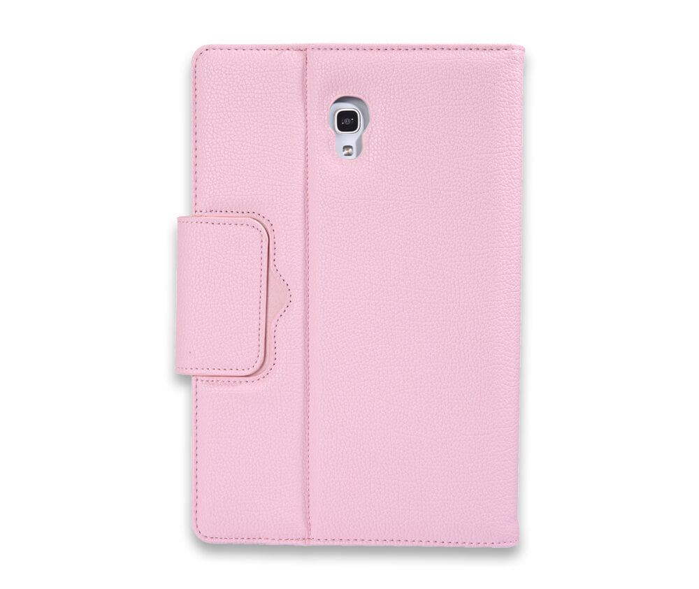 LITCHI LEATHER BLUETOOTH CASE + KEYBOARD for Galaxy Tab A 10.5#Colour_Pink