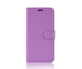 LITCHI LEATHER WALLET CASE for Galaxy Note 9#Colour_Purple