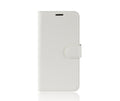 LITCHI LEATHER WALLET CASE for Galaxy Note 9#Colour_White