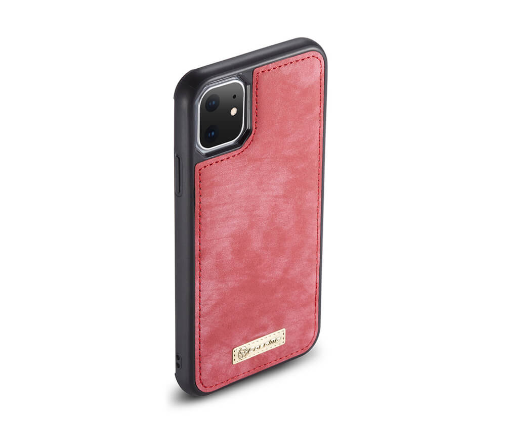 IPHONE 11 PRO MAX DETACHABLE WALLET CASE - BLACK#Colour_Red