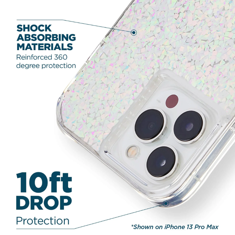 Case-Mate Protective Twinkle Stardust Case w/ MicroPel® Antimicrobial