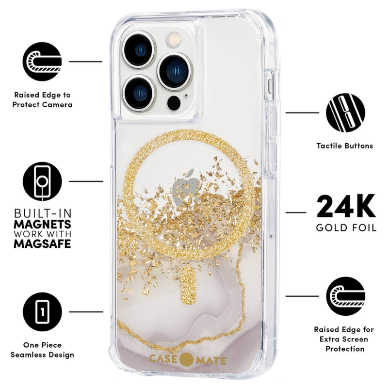 Karat Marble Case w/ MagClick Antimicrobial