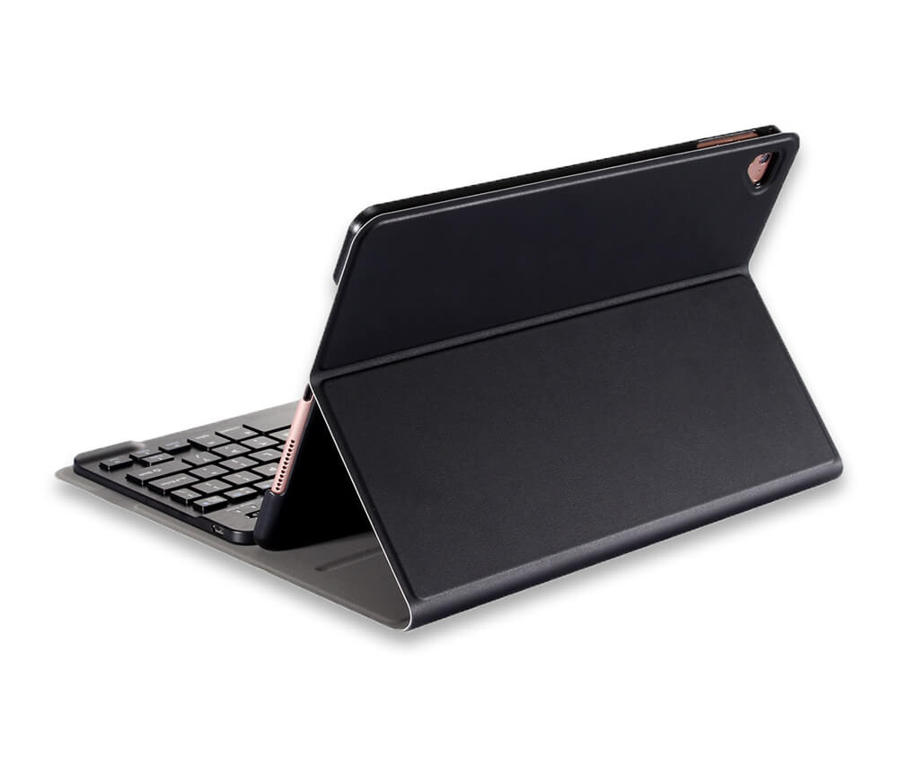 FOLIO BLUETOOTH CASE + KEYBOARD for iPad 9.7 2017 & iPad 9.7 2018#Colour_Black