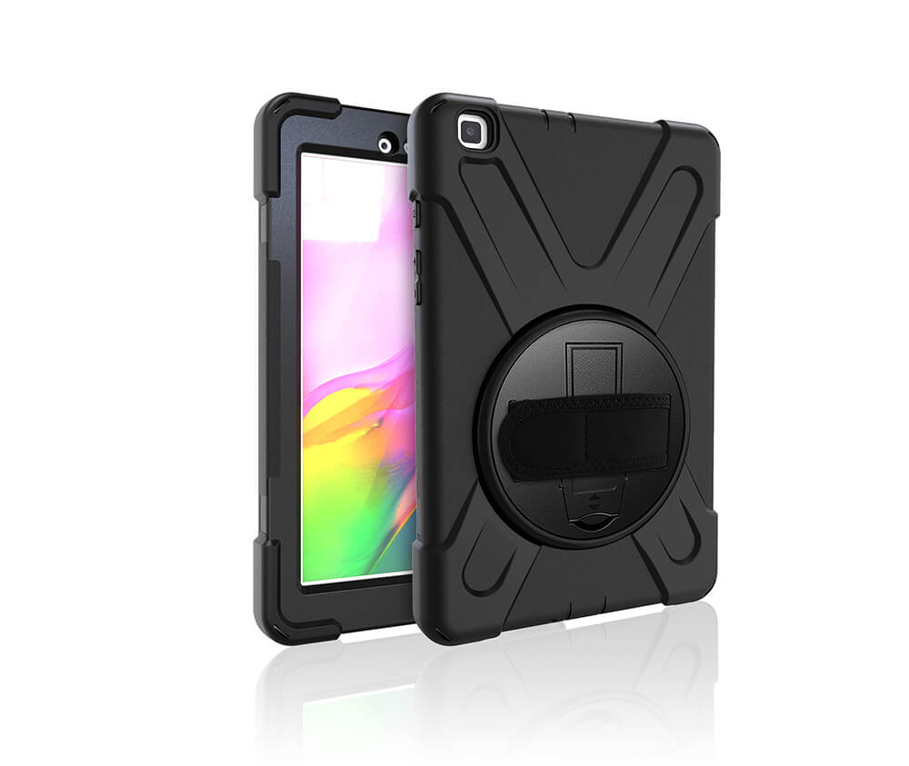 TRADIE CASE WITH SCREEN GUARD for Galaxy Tab 8#Colour_Black