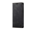 Protective Slim Vegan Leather Wallet Case#Colour_Black