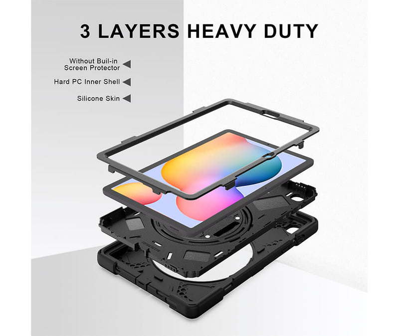 HEAVY DUTY RUGGED PROTECTION CASE for Galaxy Tab S6 Lite 10.4 2020