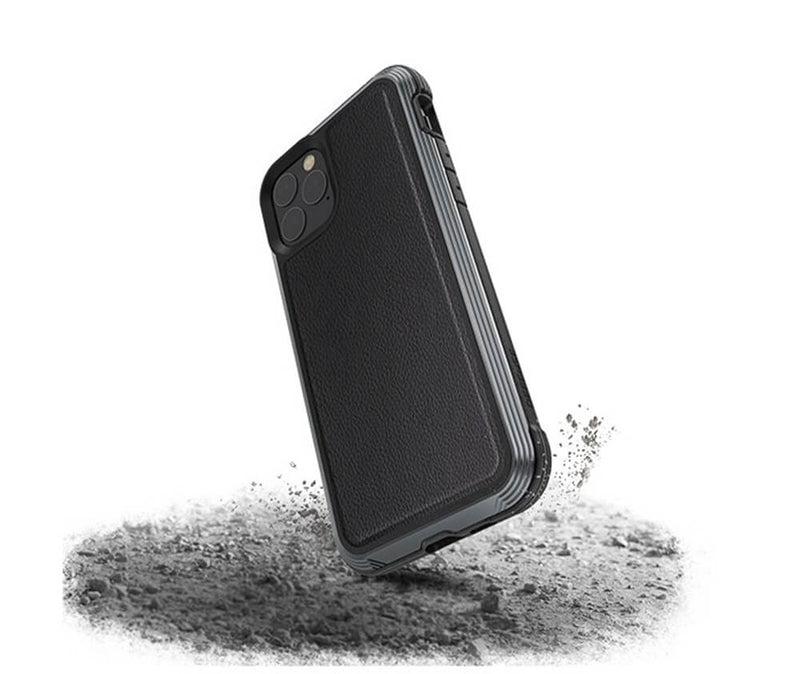 X-DORIA DEFENSE LUX CARBON LEATHER DROPSD for iPhone 11_5