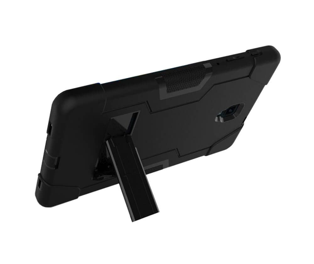 HEAVY DUTY RUGGED PROTECTION CASE W/ SCREEN GUARD for Tab A 10.5#Colour_Black