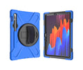 HEAVY DUTY RUGGED PROTECTION CASE for Galaxy Tab S7#Colour_Blue