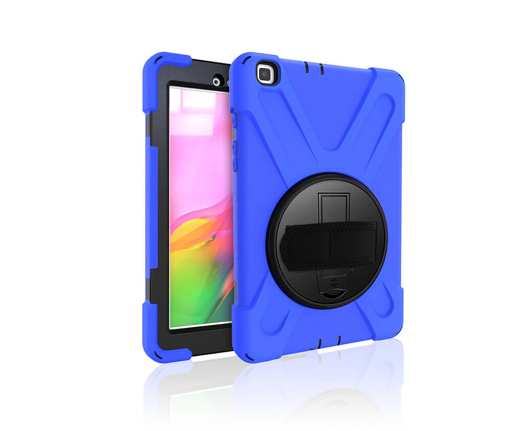 TRADIE CASE WITH SCREEN GUARD for Galaxy Tab 8#Colour_Blue