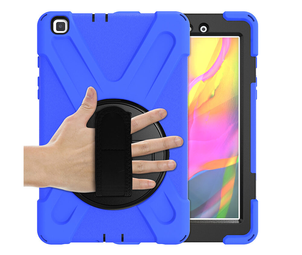 TRADIE CASE WITH SCREEN GUARD for Galaxy Tab 8#Colour_Blue