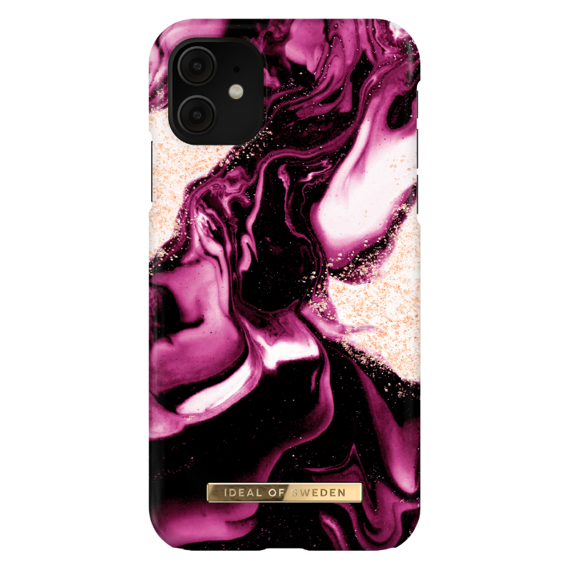 Ideal of Sweden Fashion Golden Ruby Marble Case