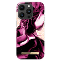 Fashion Golden Ruby Marble Case