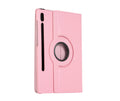 LITCHI LEATHER 360 ROTATIONAL CASE for Galaxy S6 Lite 10.4#Colour_Light Pink