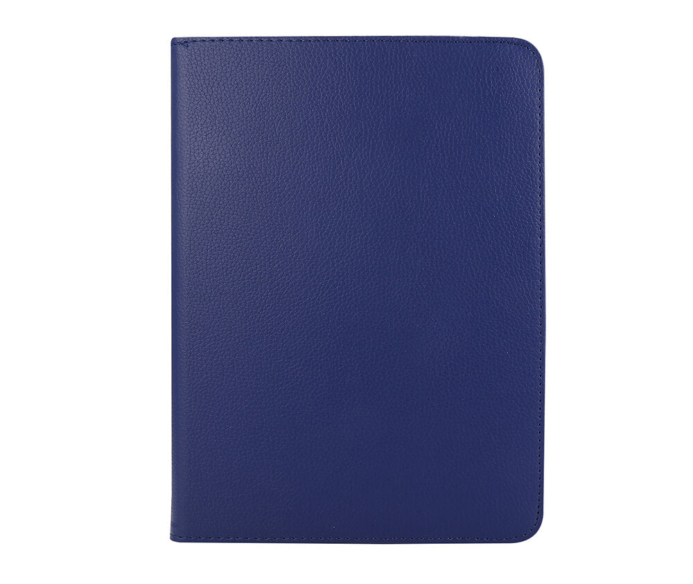 LITCHI LEATHER 360 ROTATIONAL CASE for iPad Pro 12.9 2020#Colour_Navy Blue