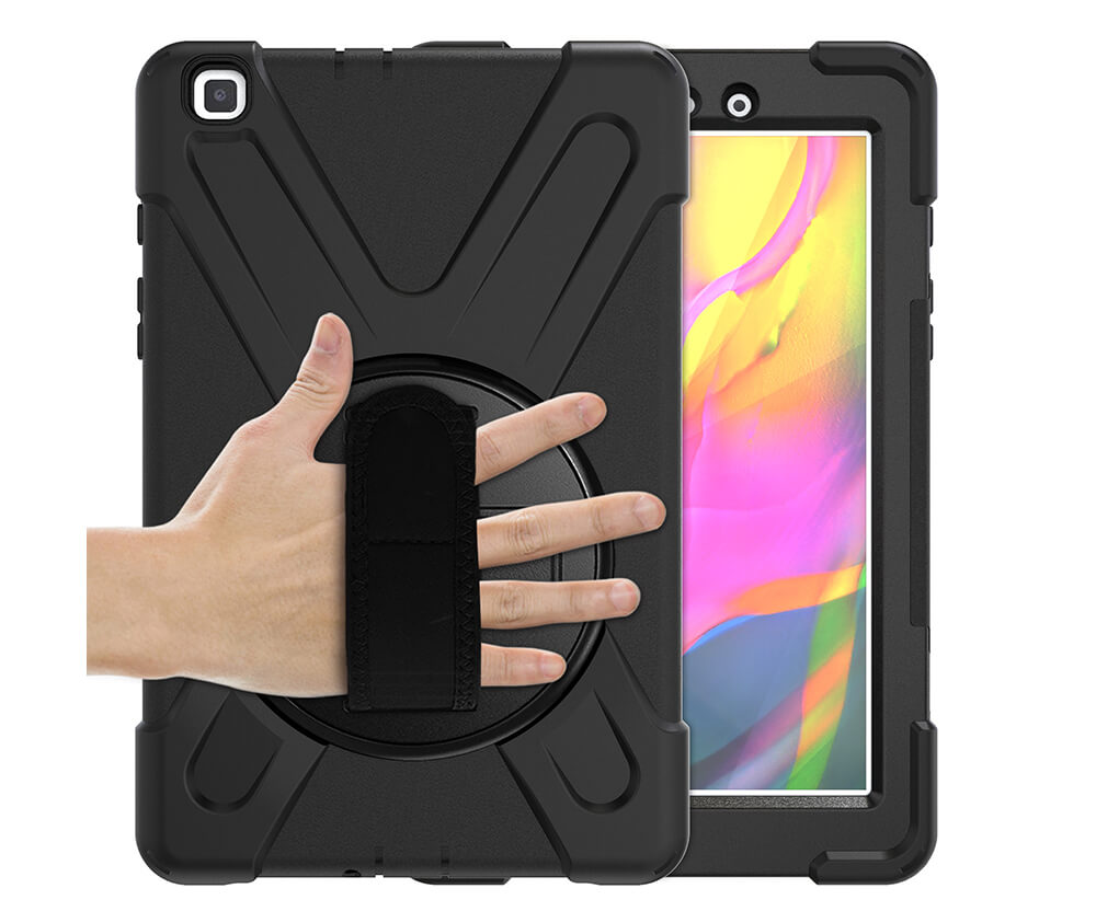 TRADIE CASE WITH SCREEN GUARD for Galaxy Tab 8#Colour_Black