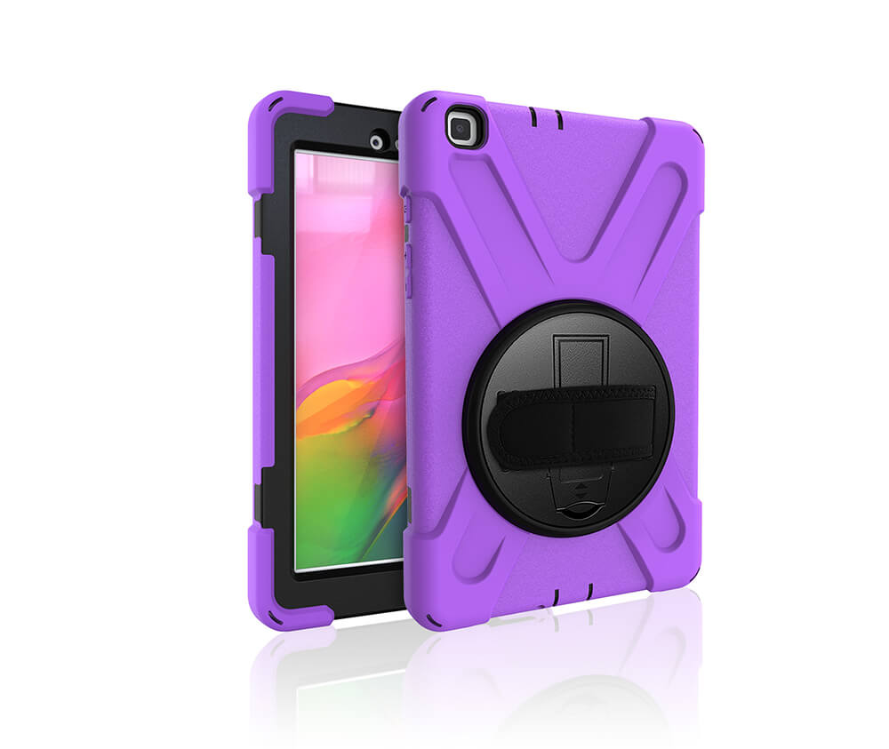 TRADIE CASE WITH SCREEN GUARD for Galaxy Tab 8#Colour_Purple