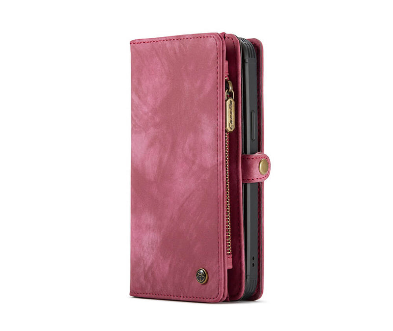 2-in-1 Detachable Suede Leather Wallet for iPhone 12 Pro Max