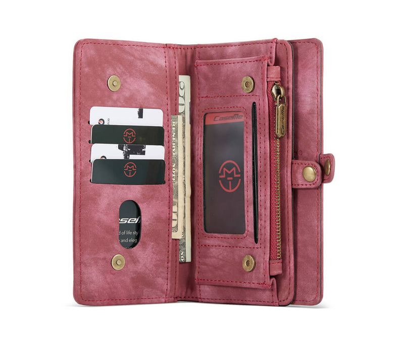 2-in-1 Detachable Suede Leather Wallet for iPhone 12 Pro Max