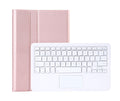 Protective Folio Bluetooth Case w/ Keyboard & Touch Pad#Colour_Light Pink